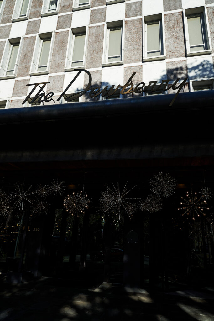 The Dewberry Hotel during Christmas